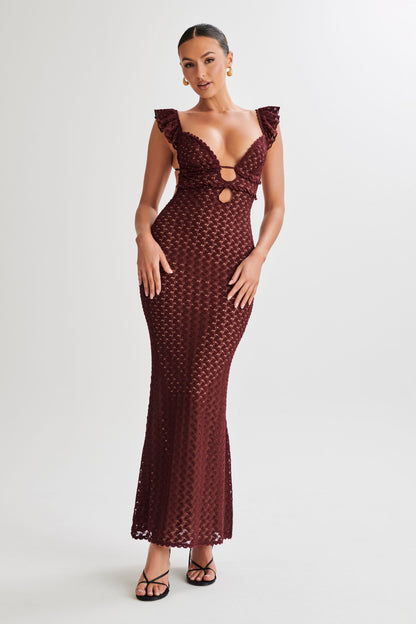 Ezra Lace Maxi Elbise - Erik