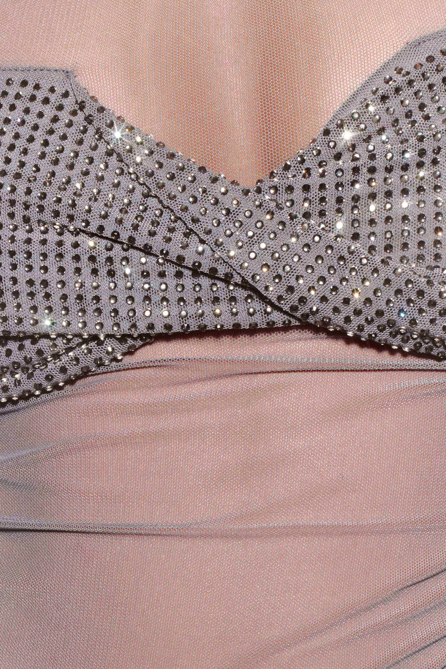 Garcelle Diamante Omuz Açık Üst - Bronz