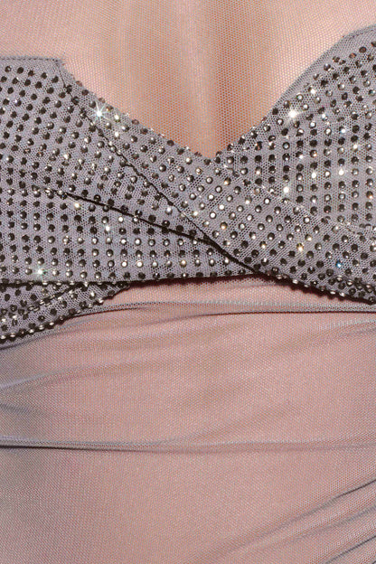 Garcelle Diamante Omuz Açık Üst - Bronz