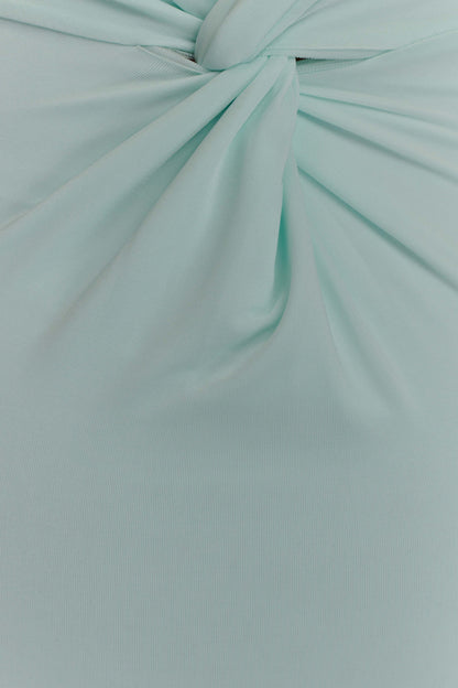 Elyna Slinky Halter Maxi Elbise - Lagoon