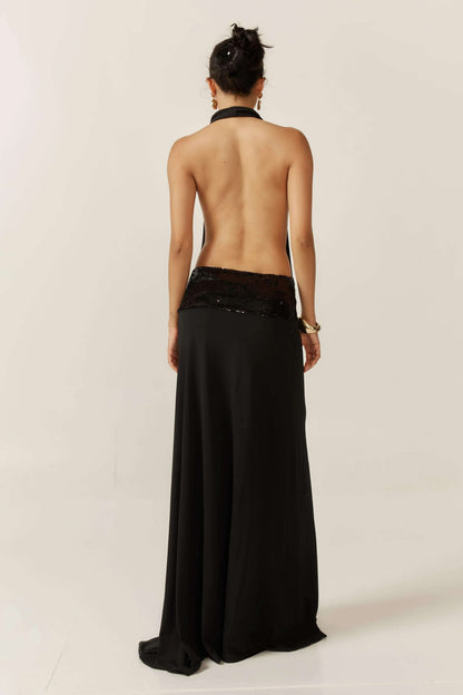 Joanna | Halter Sırtı Açık Elbise