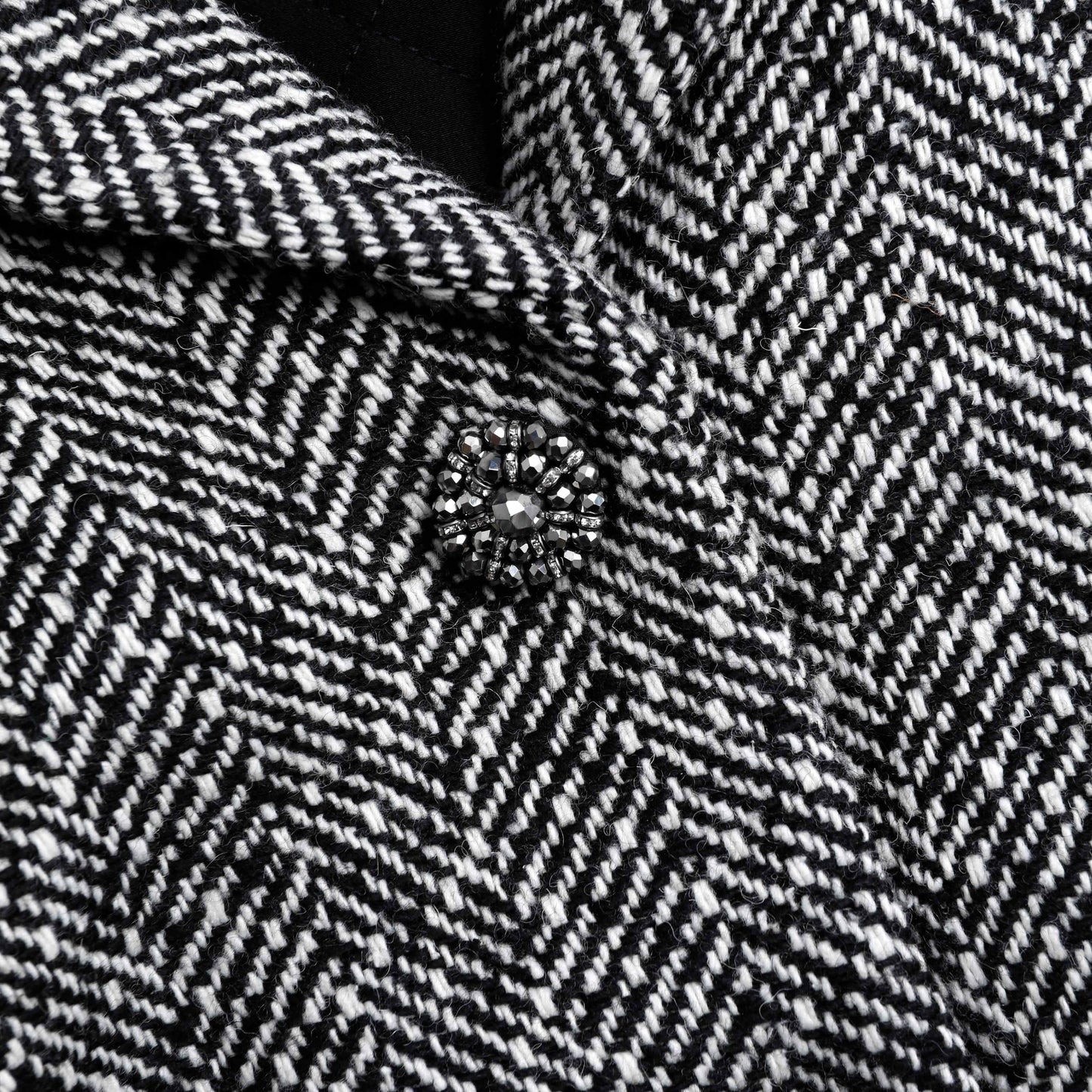 Siyah Balıksırtı Blazer