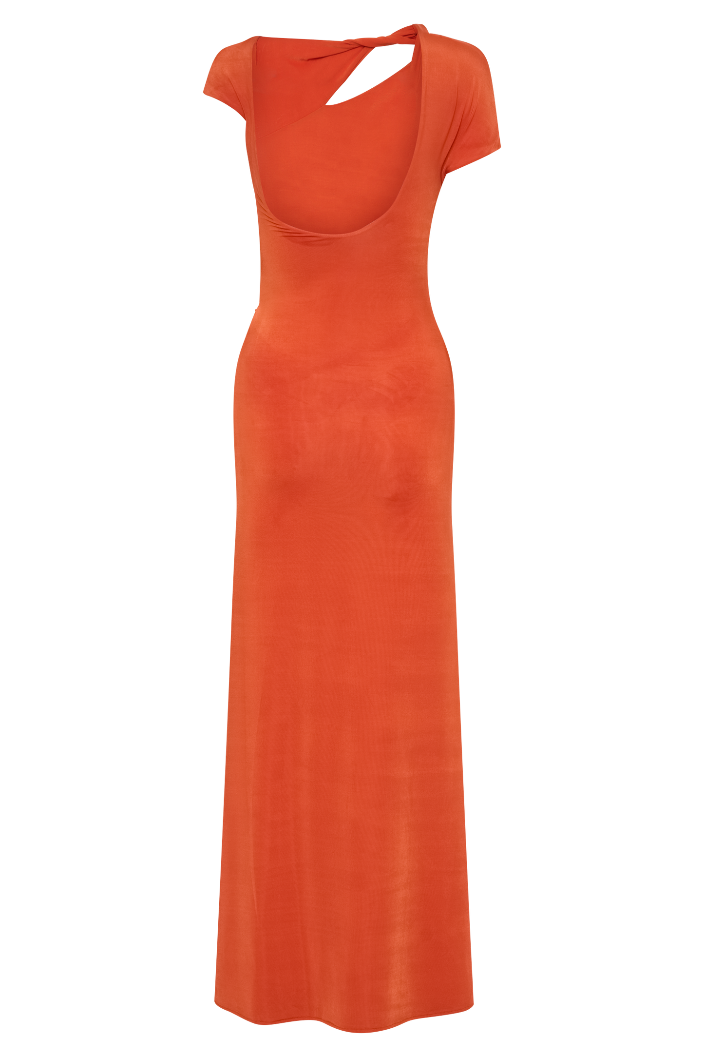 Kaida Slinky Maxi Elbise - Yanık Turuncu