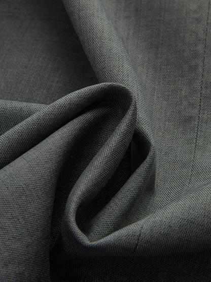 Kemerli Uzun Kollu Blazer Gri Bağcıklı