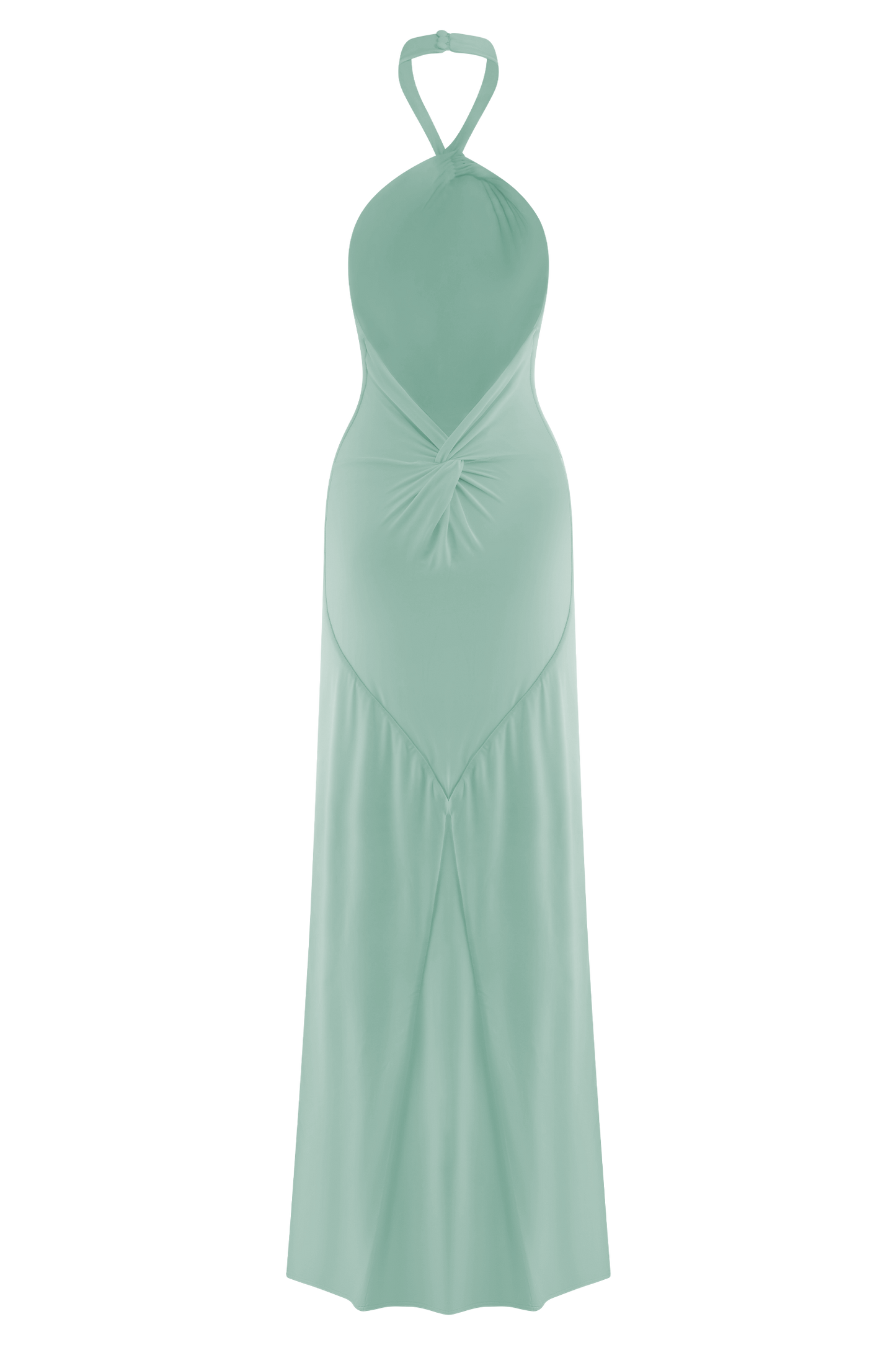 Elyna Slinky Halter Maxi Elbise - Lagoon