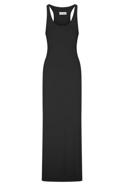 Ellerie Longline Racerback Üst - Siyah