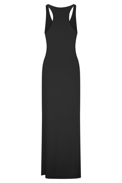 Ellerie Longline Racerback Üst - Siyah