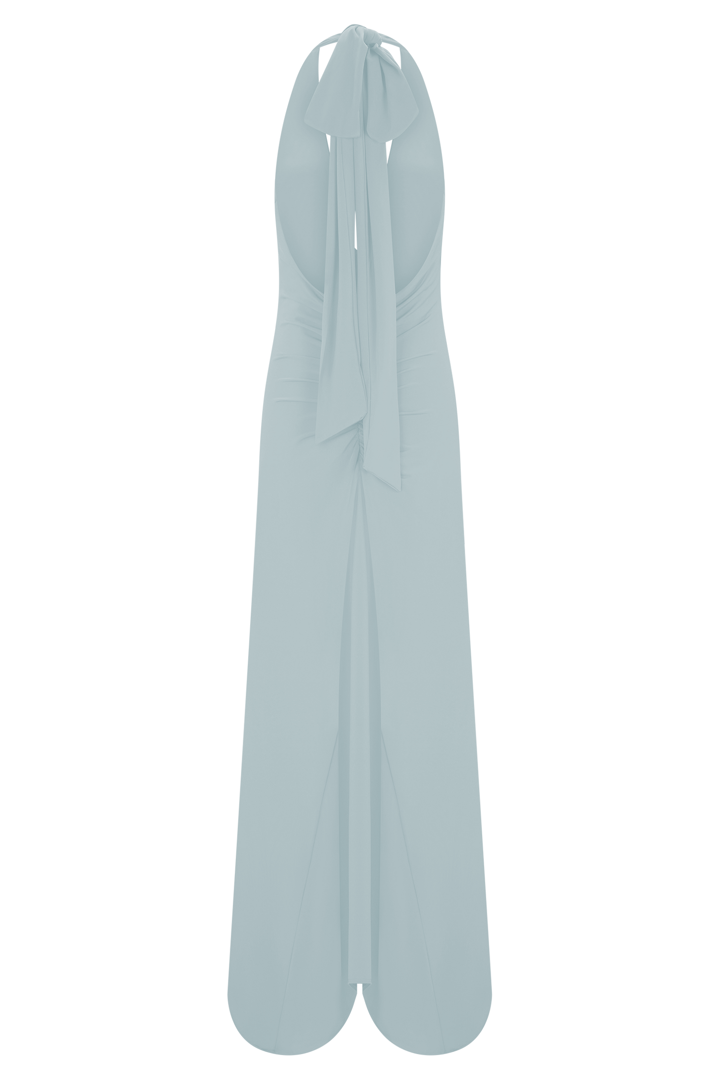 Juliet Slinky Maxi Elbise Ve Eşarp - Açık Mavi