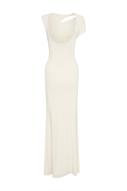 Kaida Slinky Maxi Elbise - Fildişi