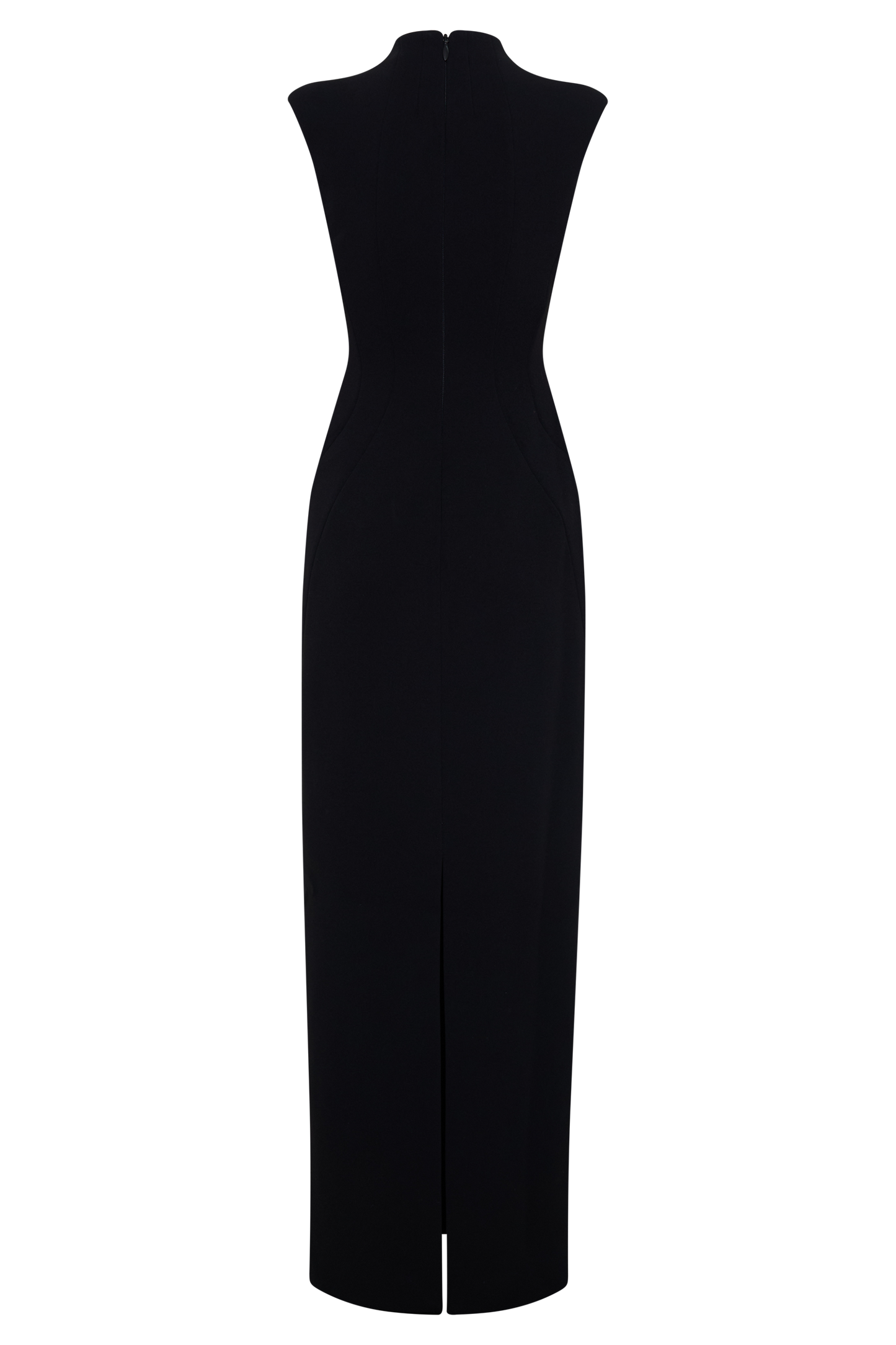 Michelle Cut Out Uzun Elbise - Siyah