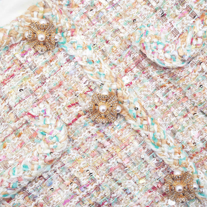 Pastel Bukle Kutu Ceket