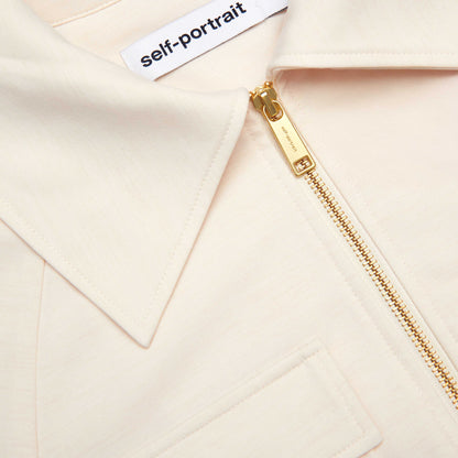 Krem Twill Ceket