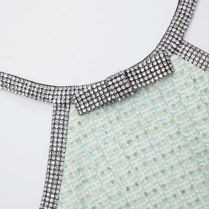 Mint Bukle Mini Elbise