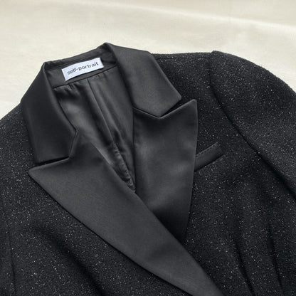 Siyah Metalik Tunik