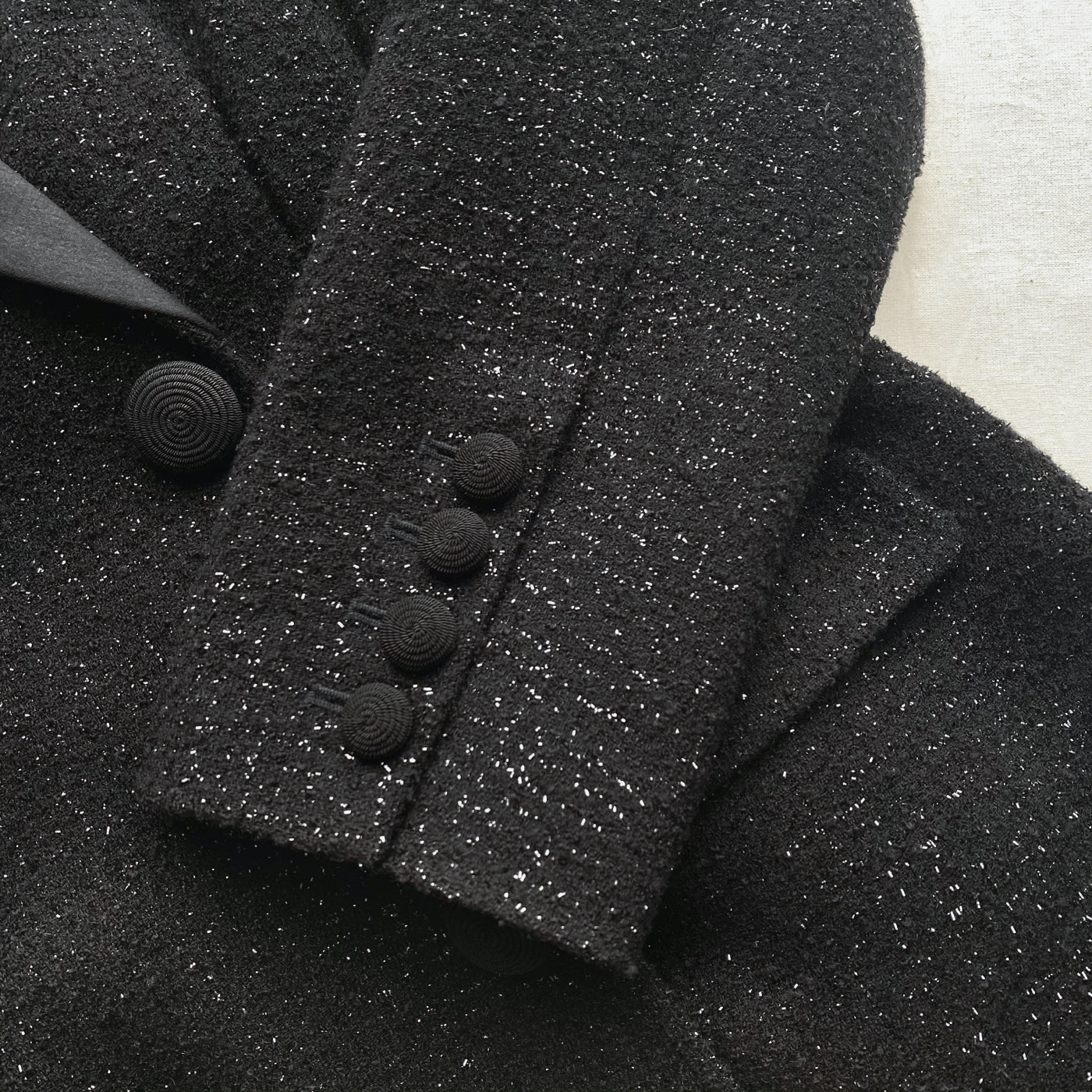 Siyah Metalik Tunik