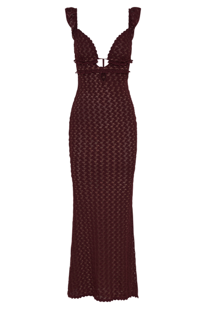 Ezra Lace Maxi Elbise - Erik