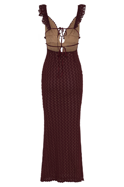 Ezra Lace Maxi Elbise - Erik